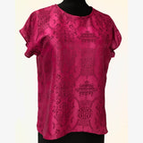 Doshi Tee, Paris, Claret, S/M, #1