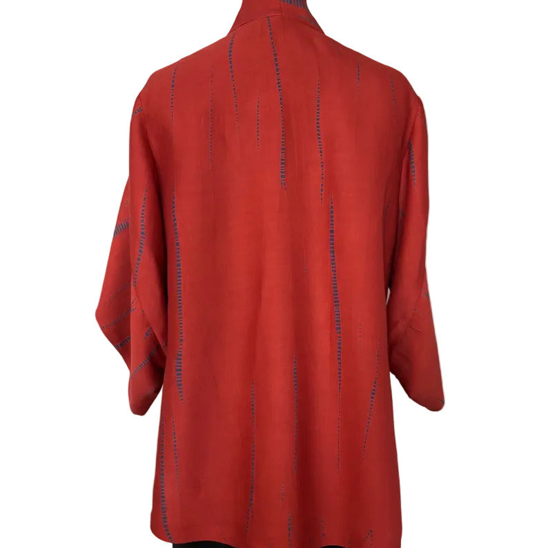 Doshi Jacket, Crossroads, Silk Twill, Terracotta, S