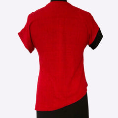 Doshi Tee, Upstage, Red/Black, XXS