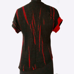 Doshi Tee, Upstage, Red Twine, Red/Black, XS