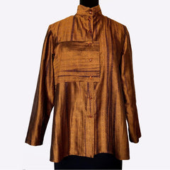 Doshi Shirt, Sideways, Gold, M