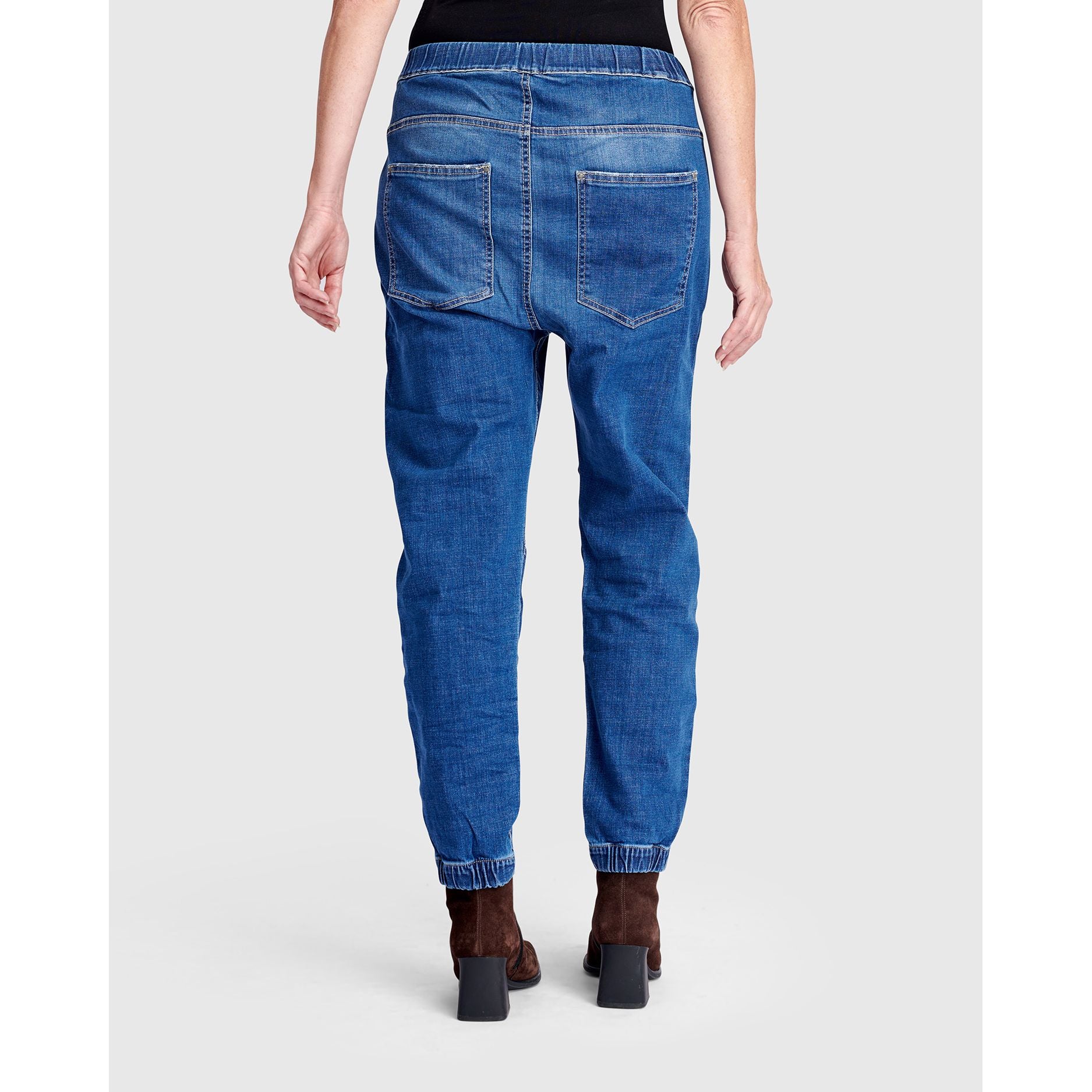 Alembika Pant, Stretch, Boyfriend Jogger, Denim M