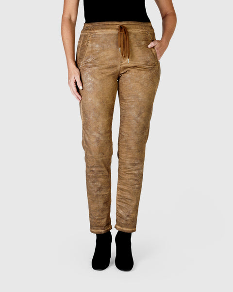 Alembika Pant, Crocodile Iconic Stretch, Sienna M, L, XL & XXL