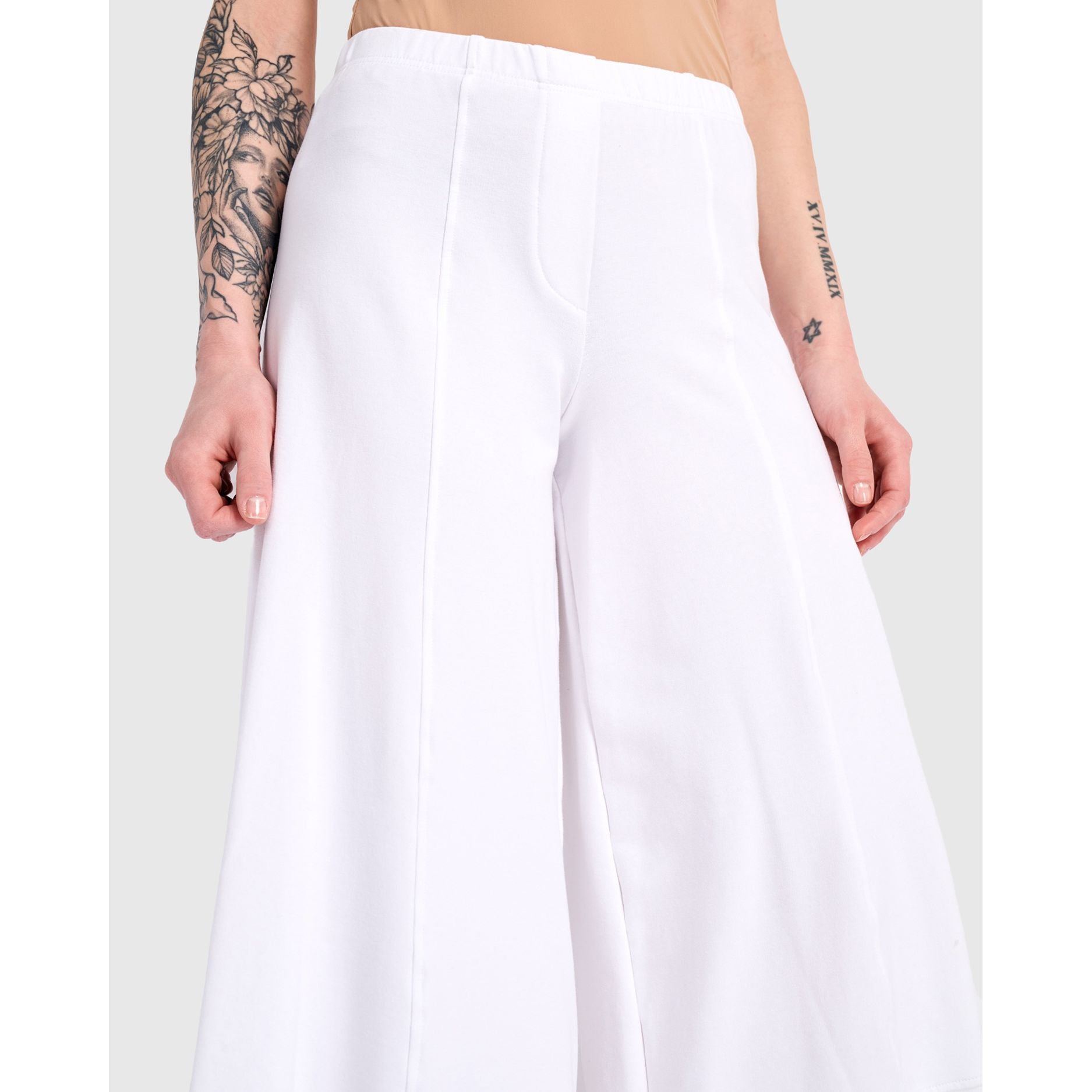 Alembika Pant, Stretch, Punto, White XS, S, M, L & XL