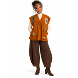 Holly Badgley Vest, Box, Rust, S/M