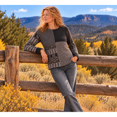 Beyond Threads Pullover, Pique Patch, Natural S, M & M/L
