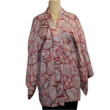 Vintage Silk Kimono, Shibori, Purple, OS