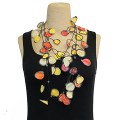 Annemieke Broenink Necklace, Kimono, Yellow/Orange