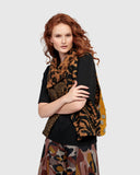 Alembika Vest, Lula Cropped, Mix, Reversible, Black/Gold S