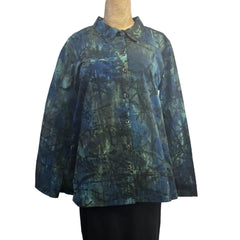 Adverb Shirt, Anywhere, Elements, Blue/Aqua/Brown/Olive XS, S & M