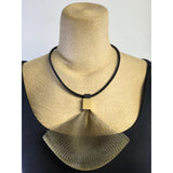 Christina Brampti Necklace, Flower, Silver/Black