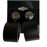 Christina Brampti Earrings, Post, Black