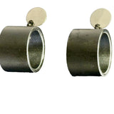 Christina Brampti Earrings, Post, Black