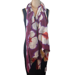 Denovembre Scarf, Bellis, Magenta/Orange/White