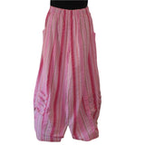 Dress To Kill Pant, Multi-Folded, Pink Mix Stripe, S/M