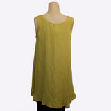 Dress To Kill Swing Tank, Mustard, XS