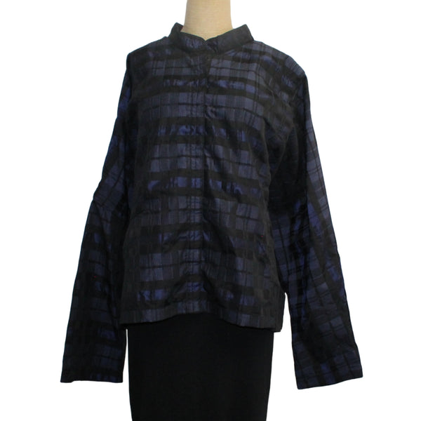 Dress To Kill Shirt, Multi-Placket, Black/Blue