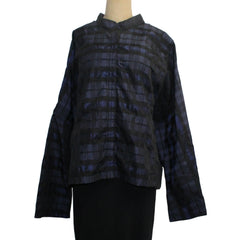 Dress To Kill Shirt, Multi-Placket, Black/Blue