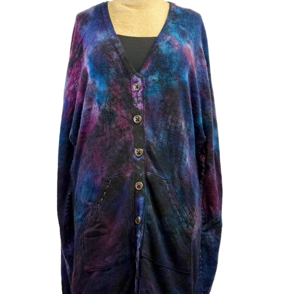 Galadriel Mattei Poncho, V-Neck, Midnight, OS, #2