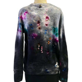 Galadriel Mattei Sweater, Crewneck, Grey/Multi Blossoms, XS