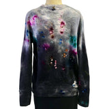 Galadriel Mattei Sweater, Crewneck, Grey/Multi Blossoms, S