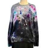 Galadriel Mattei Sweater, Crewneck, Grey/Multi Blossoms, S