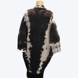 Heyne Bogut Jacket, Dolman Sleeves, Natural/Brown/Black L
