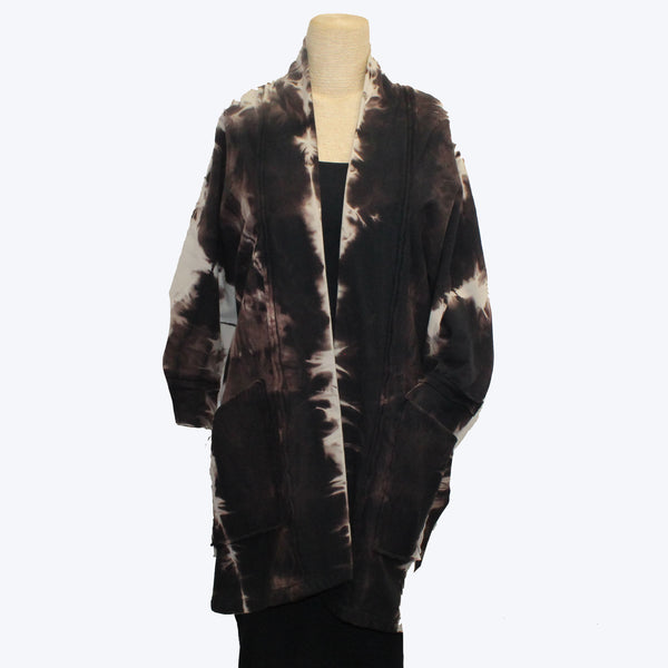 Heyne Bogut Jacket, Dolman Sleeves, Natural/Brown/Black L