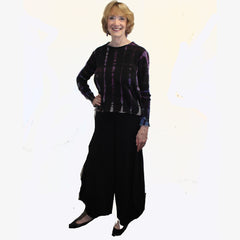 Heyne Bogut Sweater, Black/Lavender/Grey M