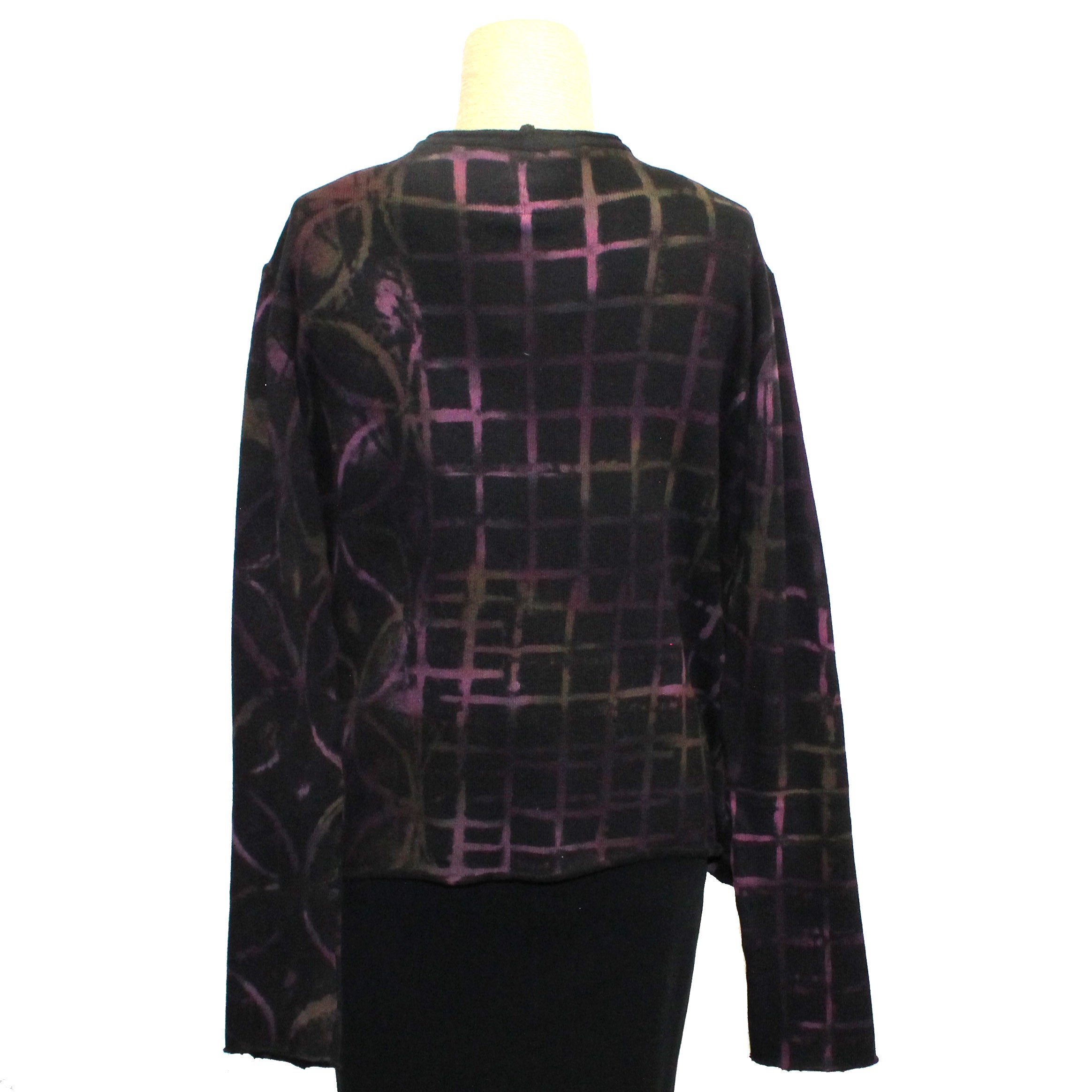 Heyne Bogut Sweater, Black/Pink Tile S & M