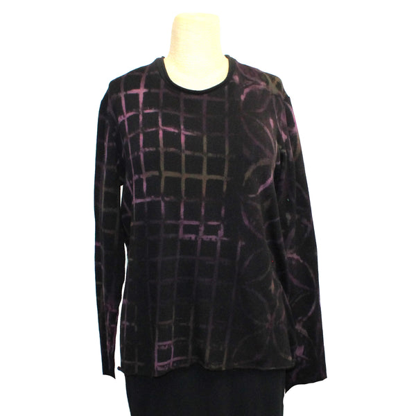 Heyne Bogut Sweater, Black/Pink Tile S & M