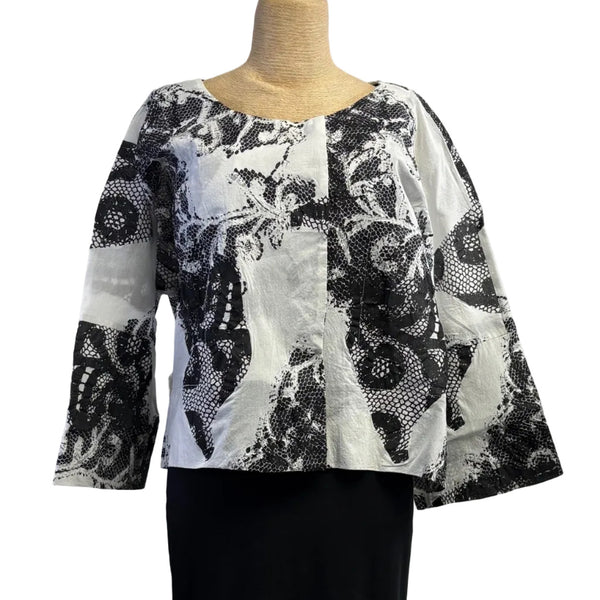 Igor Jacket, Paola, White/Black, M/L & L/XL