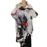 Ingrid Munt Top, Arte, Red/White/Black/Iris, M/L