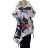 Ingrid Munt Top, Arte, Red/White/Black/Iris, M/L