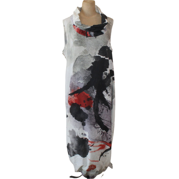 Ingrid Munt Dress, Arte, Red/White/Black/Iris, M