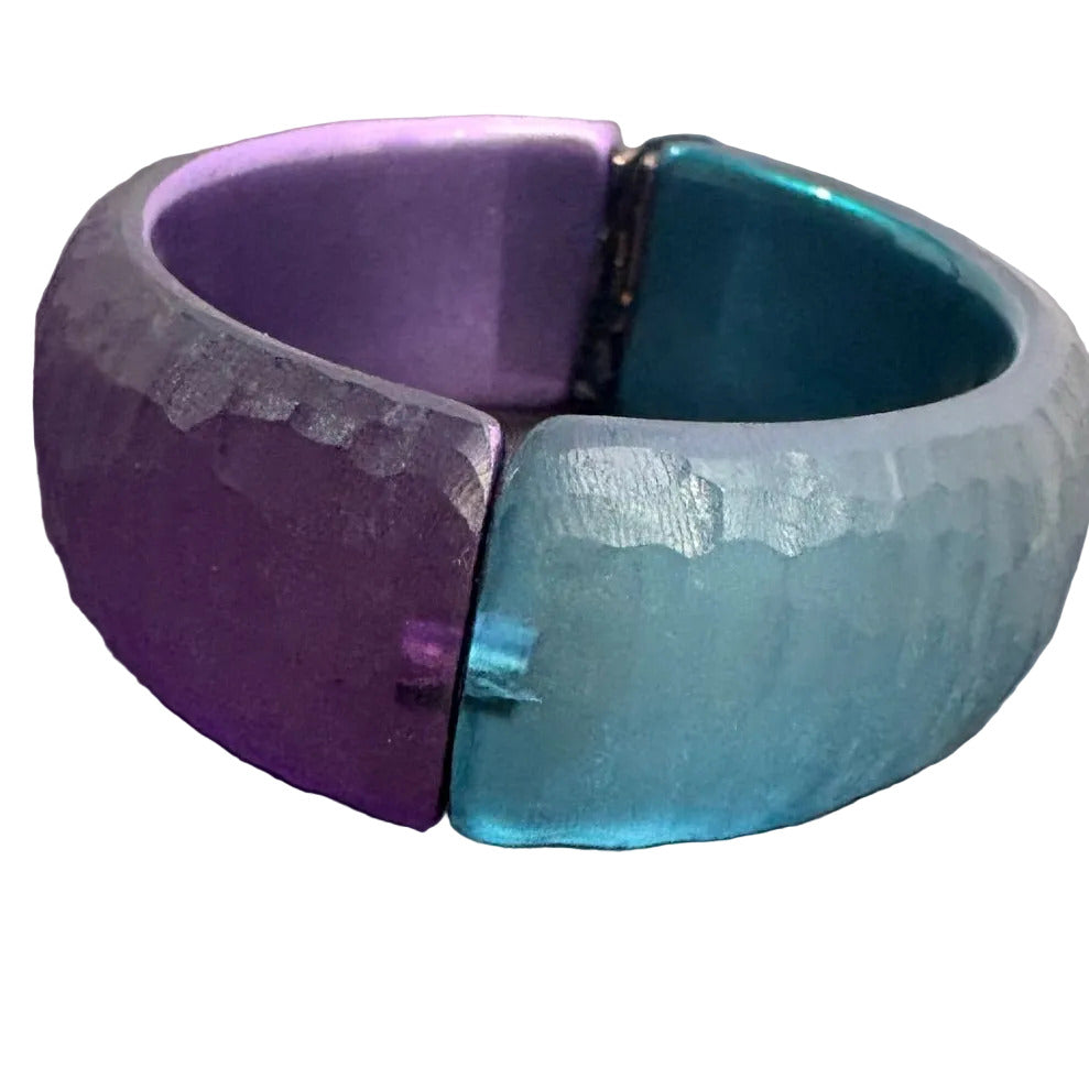 Joan Goodman Bracelet, Peacock, Purple/Teal