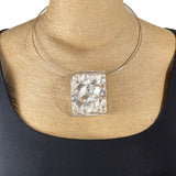 Laurent Guillot Necklace With Pendant, Lucite, Clear