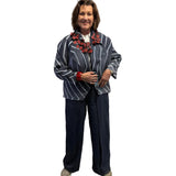 MC Oasis Textured Jacket, Whirlwind, Blue/White, M/L Outfit 4