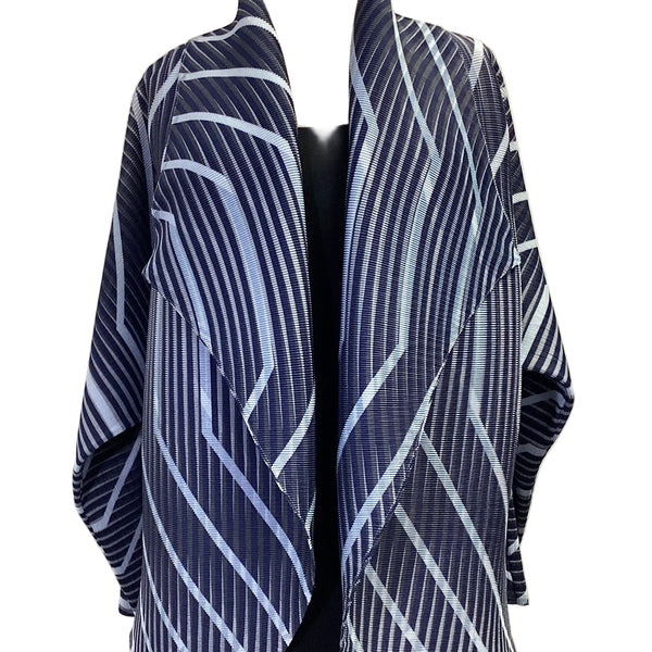MC Oasis Textured Jacket, Whirlwind, Blue/White, M/L