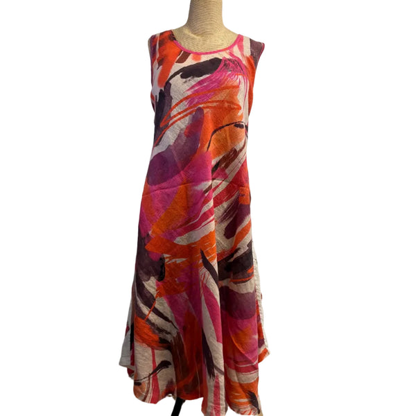 Mara Gibbucci Dress, Pink/Orange/Purple S, M & L