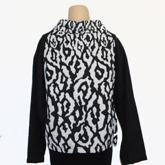 Mara Gibbucci Jacket, Cheetah Print, Black/White S & M