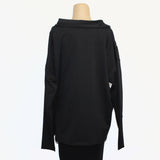 Mara Gibbucci Pullover, Black/Grey S/M & M/L