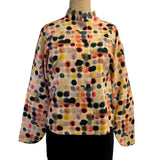 M Square Shirt, Tan/Multi-Color S/M & M/L