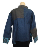 M Square Crop Jacket, Blues, OS