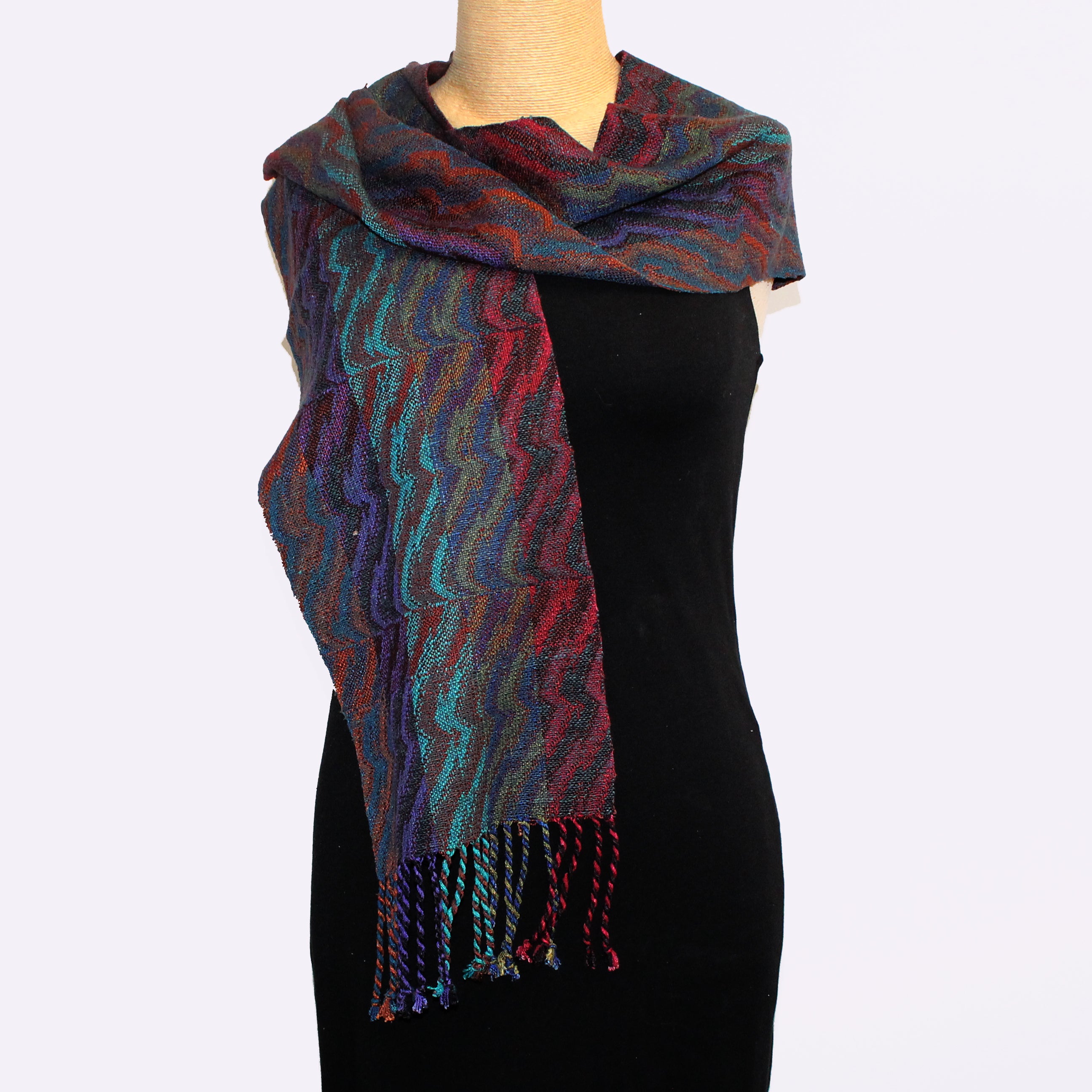 Muffy Young Scarf, Traveling, Vibrant Colors