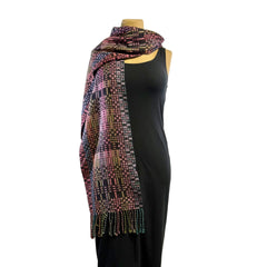 Muffy Young Scarf, Mosaic Plus, Rose/Multi