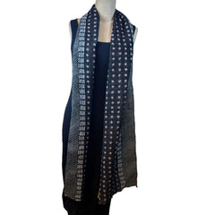 Nuno Shawl, Half Size, Lentils, Red/White/Black