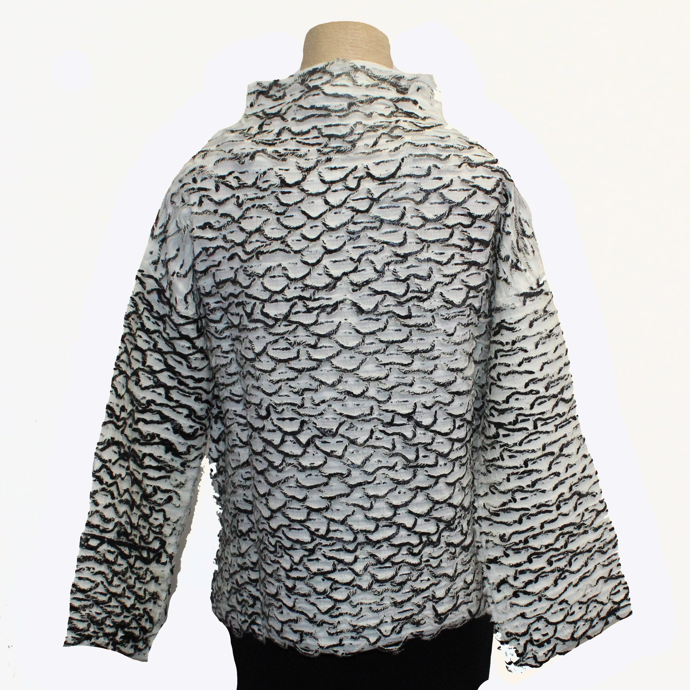 Pier Antonio Gaspari Sweater, White/Black M/L