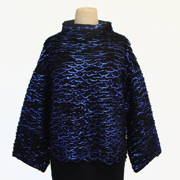 Pier Antonio Gaspari Sweater, Black/Blue M/L