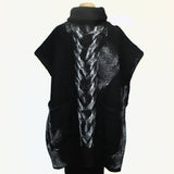 Pier Antonio Gaspari Sweater Tunic, Black/White S/M & M/L